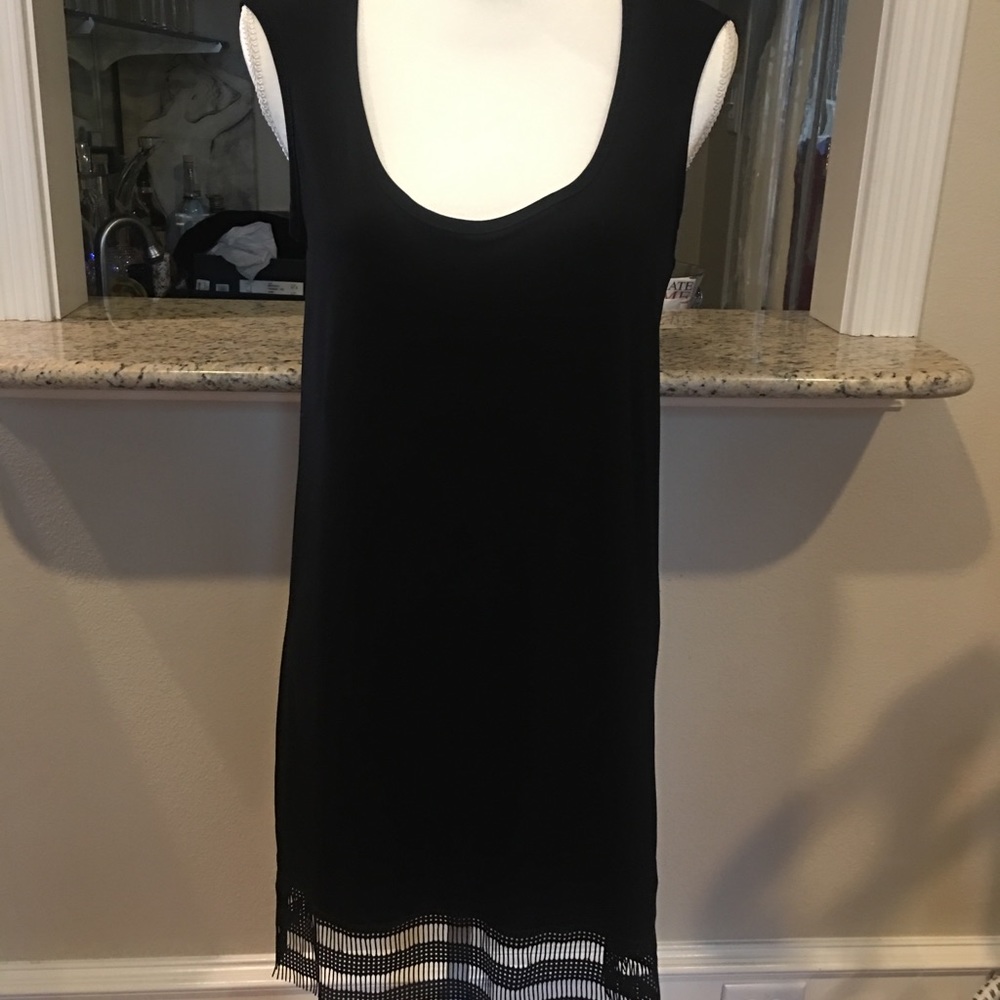 Black sleeveless sundress